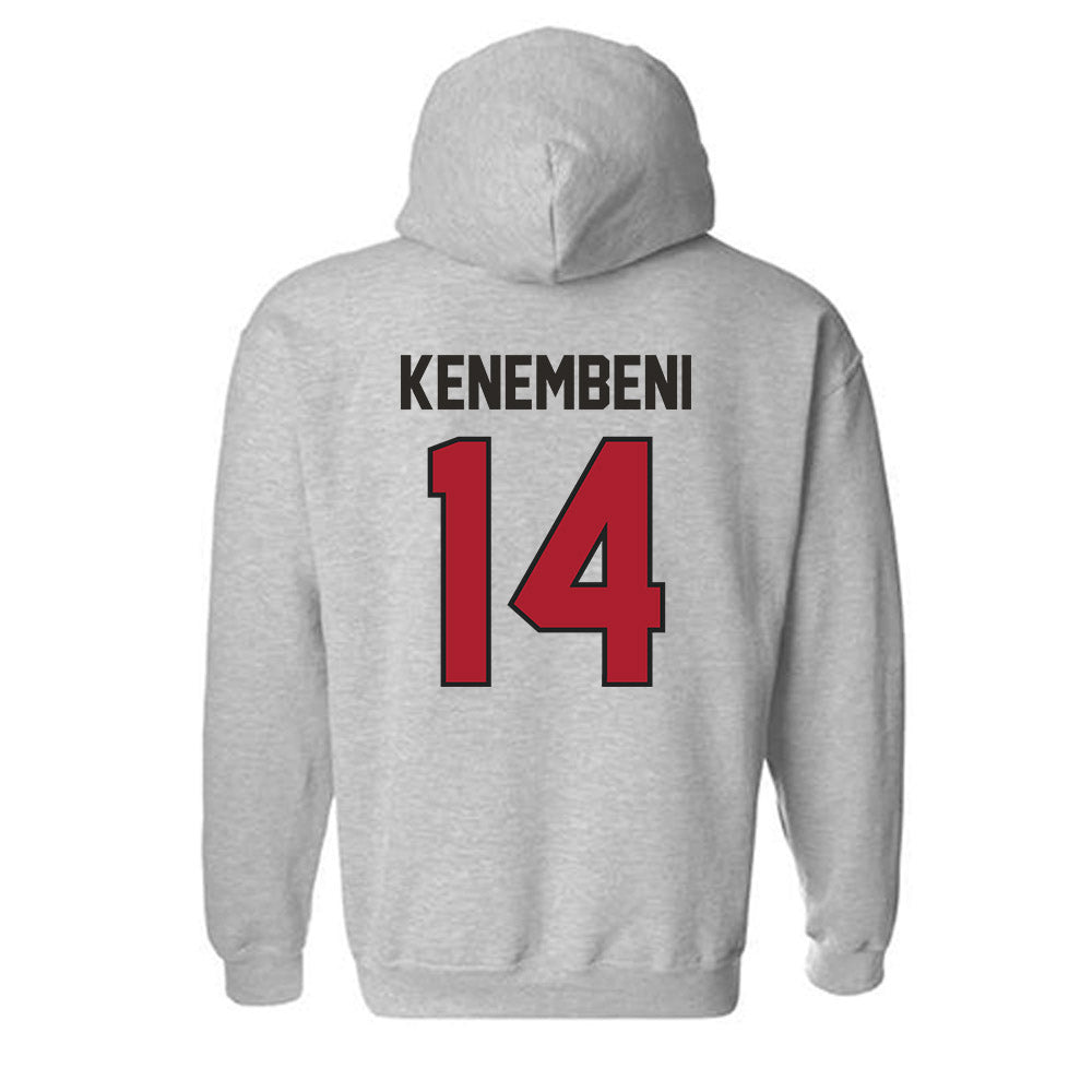 Nicholls State - NCAA Women's Basketball : Rie Rie Kenembeni - Classic Fashion Shersey Hooded Sweatshirt-1