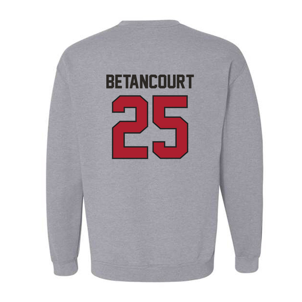 Nicholls State - NCAA Men's Basketball : Domanic Betancourt - Classic Fashion Shersey Crewneck Sweatshirt-1