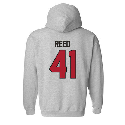 Nicholls State - NCAA Baseball : Haigen Reed - Classic Fashion Shersey Hooded Sweatshirt-1