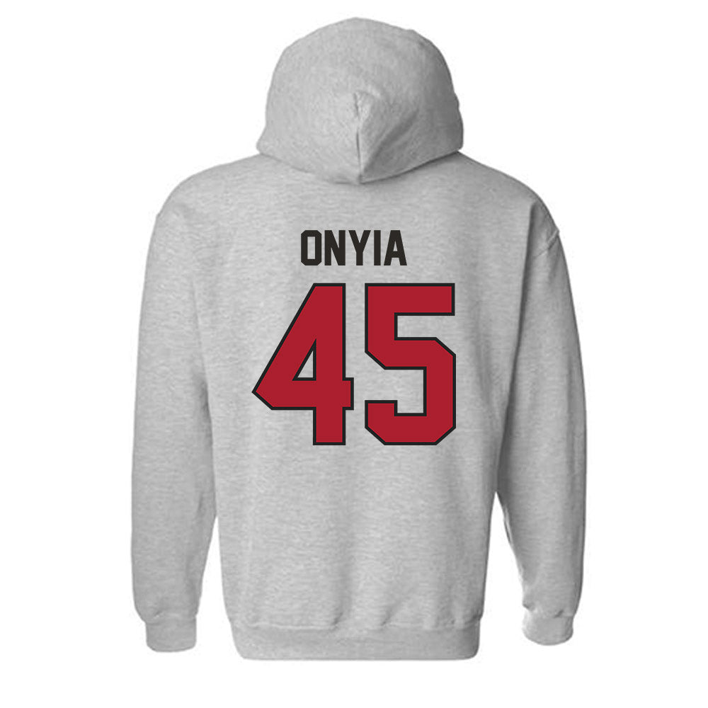 Nicholls State - NCAA Football : Noah Onyia - Classic Fashion Shersey Hooded Sweatshirt-1