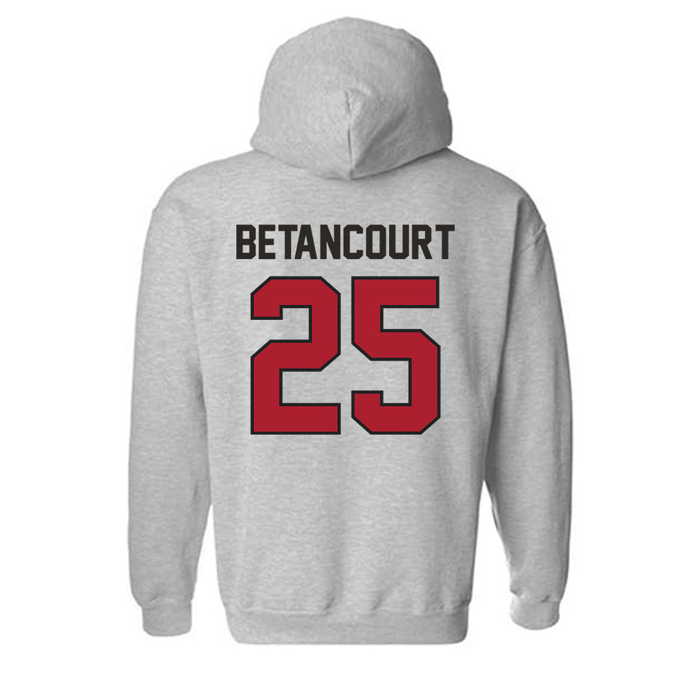 Nicholls State - NCAA Men's Basketball : Domanic Betancourt - Classic Fashion Shersey Hooded Sweatshirt-1