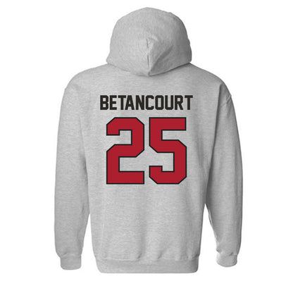 Nicholls State - NCAA Men's Basketball : Domanic Betancourt - Classic Fashion Shersey Hooded Sweatshirt-1