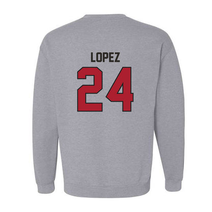 Nicholls State - NCAA Women's Soccer : Alena Lopez - Classic Fashion Shersey Crewneck Sweatshirt-1