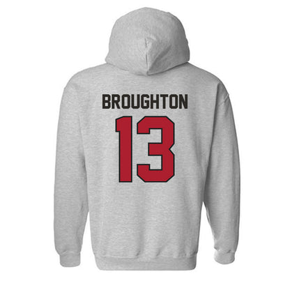 Nicholls State - NCAA Women's Basketball : Asia Broughton - Classic Fashion Shersey Hooded Sweatshirt