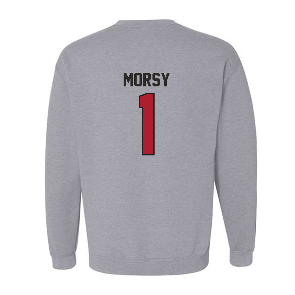 Nicholls State - NCAA Men's Tennis : Omar Morsy - Classic Fashion Shersey Crewneck Sweatshirt-1