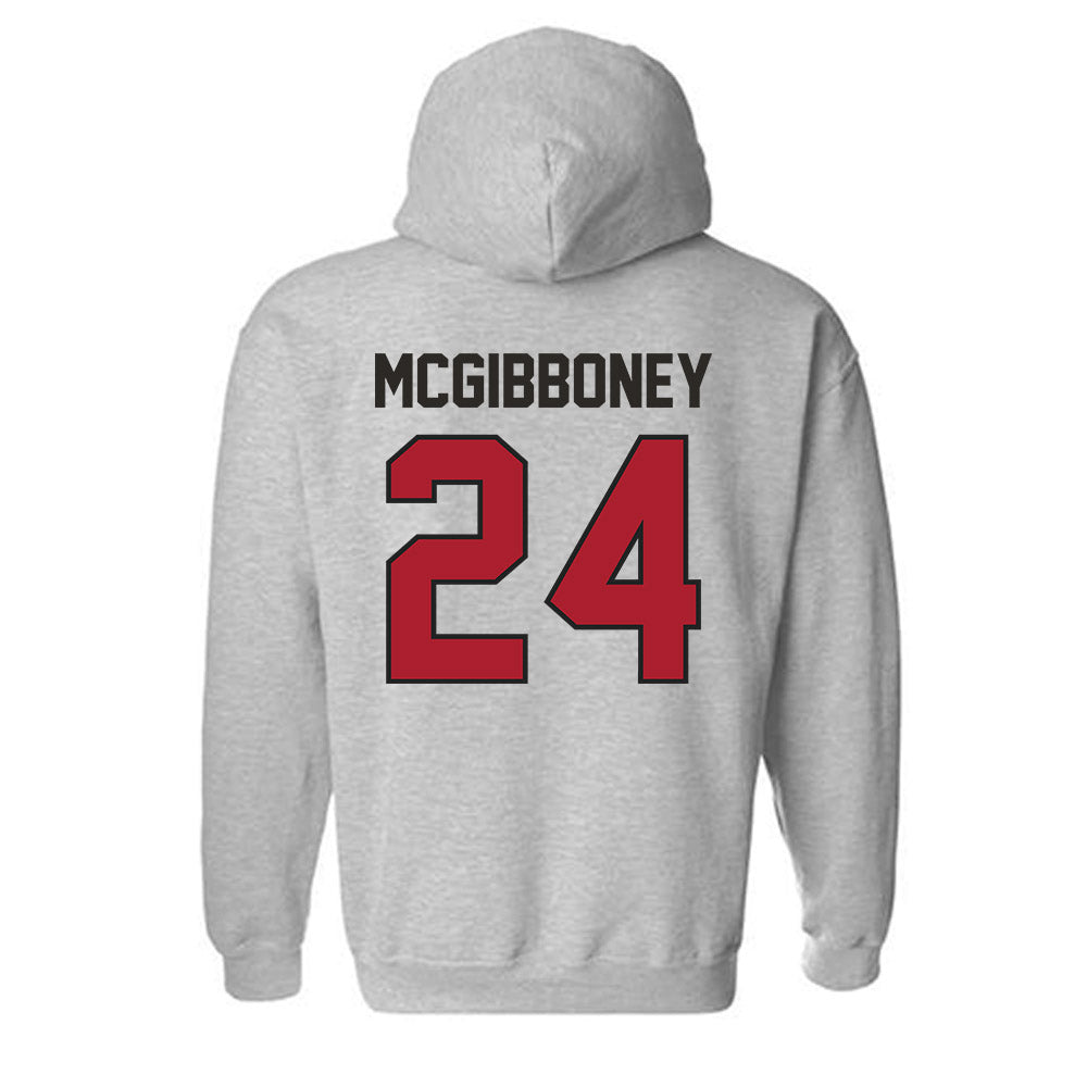 Nicholls State - NCAA Baseball : Luke McGibboney - Classic Fashion Shersey Hooded Sweatshirt