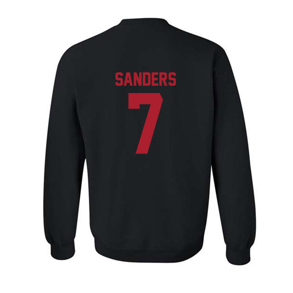 Nicholls State - NCAA Men's Basketball : Grant Sanders - Classic Fashion Shersey Crewneck Sweatshirt-1