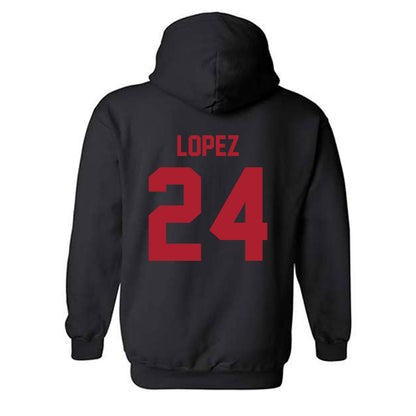 Nicholls State - NCAA Women's Soccer : Alena Lopez - Classic Fashion Shersey Hooded Sweatshirt-1