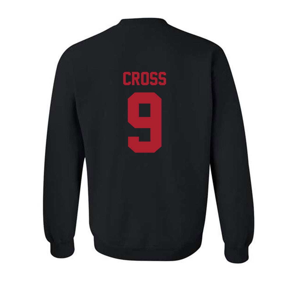 Nicholls State - NCAA Men's Basketball : Zaiden Cross - Classic Fashion Shersey Crewneck Sweatshirt-1