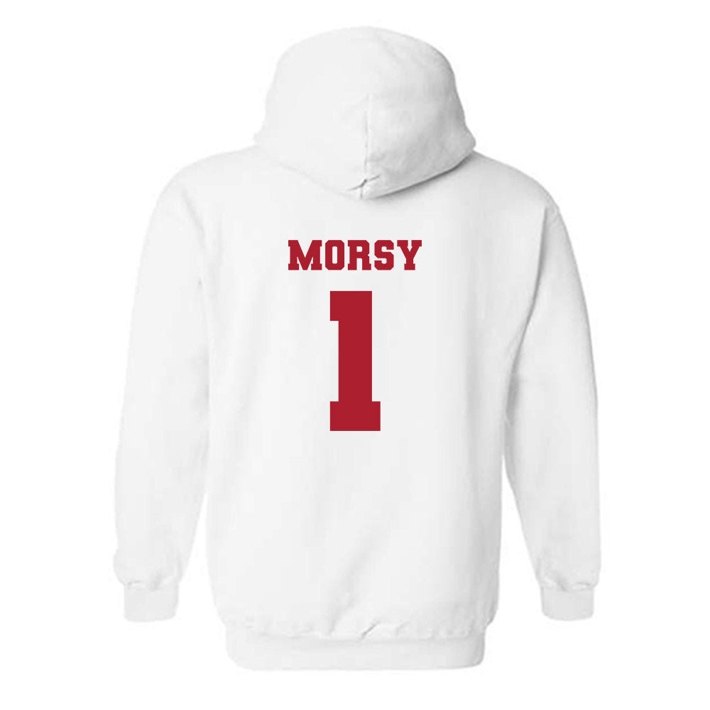 Nicholls State - NCAA Men's Tennis : Omar Morsy - Classic Fashion Shersey Hooded Sweatshirt-1
