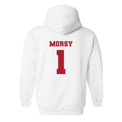 Nicholls State - NCAA Men's Tennis : Omar Morsy - Classic Fashion Shersey Hooded Sweatshirt-1
