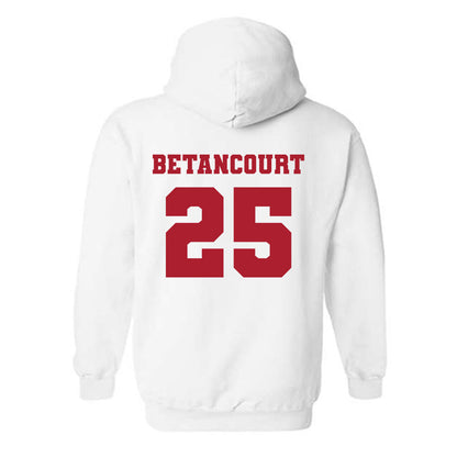 Nicholls State - NCAA Men's Basketball : Domanic Betancourt - Classic Fashion Shersey Hooded Sweatshirt-1