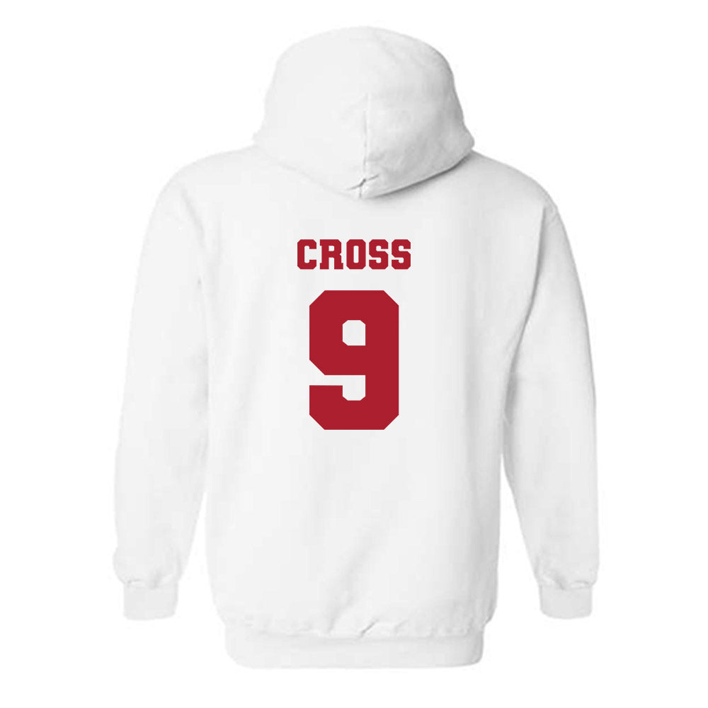 Nicholls State - NCAA Men's Basketball : Zaiden Cross - Classic Fashion Shersey Hooded Sweatshirt-1