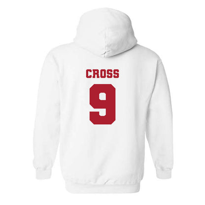 Nicholls State - NCAA Men's Basketball : Zaiden Cross - Classic Fashion Shersey Hooded Sweatshirt-1
