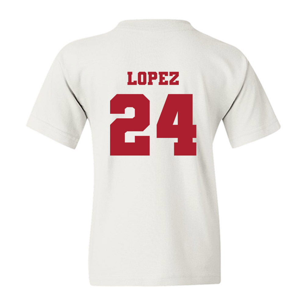 Nicholls State - NCAA Women's Soccer : Alena Lopez - Classic Fashion Shersey Youth T-Shirt-1