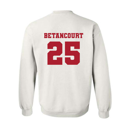 Nicholls State - NCAA Men's Basketball : Domanic Betancourt - Classic Fashion Shersey Crewneck Sweatshirt-1