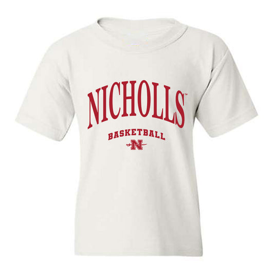 Nicholls State - NCAA Men's Basketball : Kevin Pazmino - Classic Fashion Shersey Youth T-Shirt-0