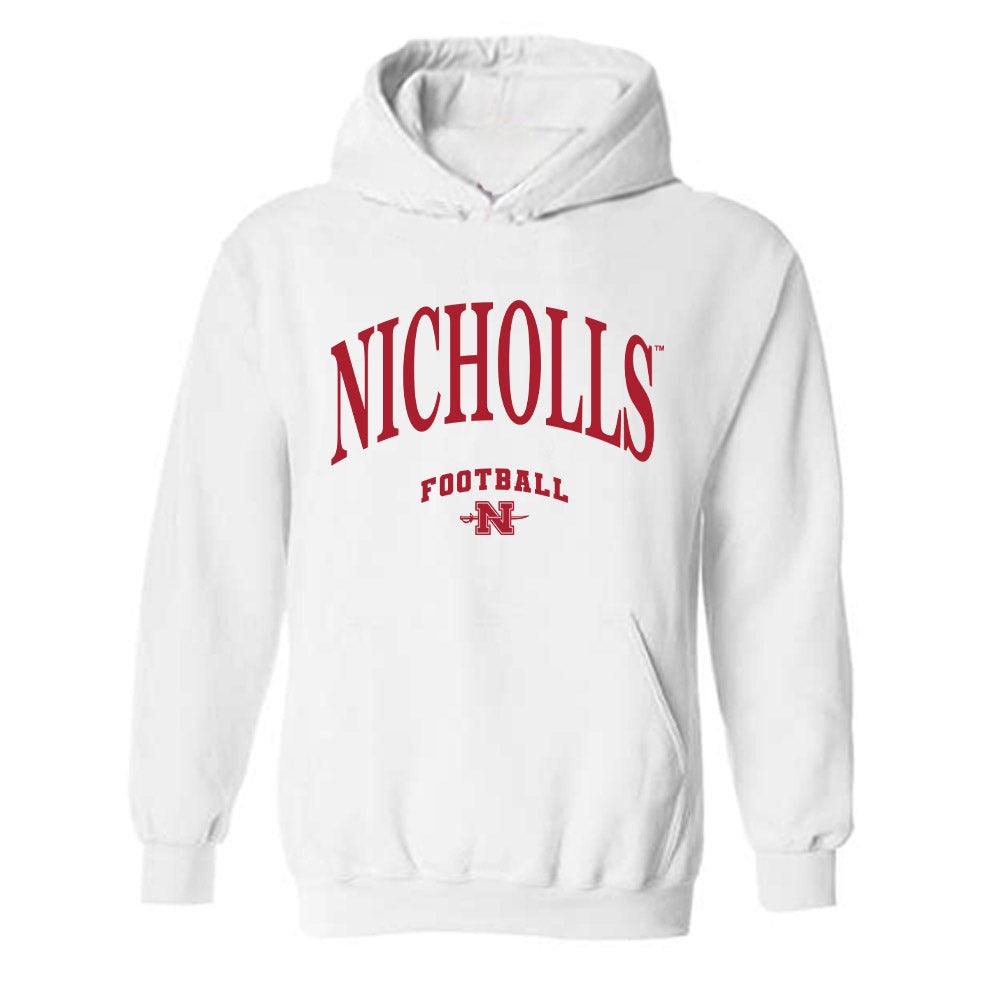 Nicholls State - NCAA Football : Scott White - Classic Fashion Shersey Hooded Sweatshirt-0