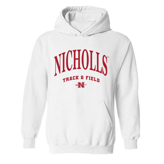 Nicholls State - NCAA Women's Track & Field : Alaila Allen - Classic Fashion Shersey Hooded Sweatshirt-0