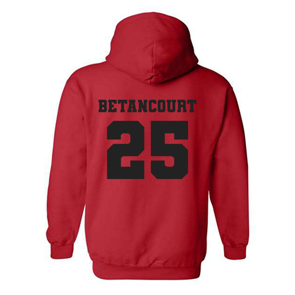 Nicholls State - NCAA Men's Basketball : Domanic Betancourt - Classic Fashion Shersey Hooded Sweatshirt-1