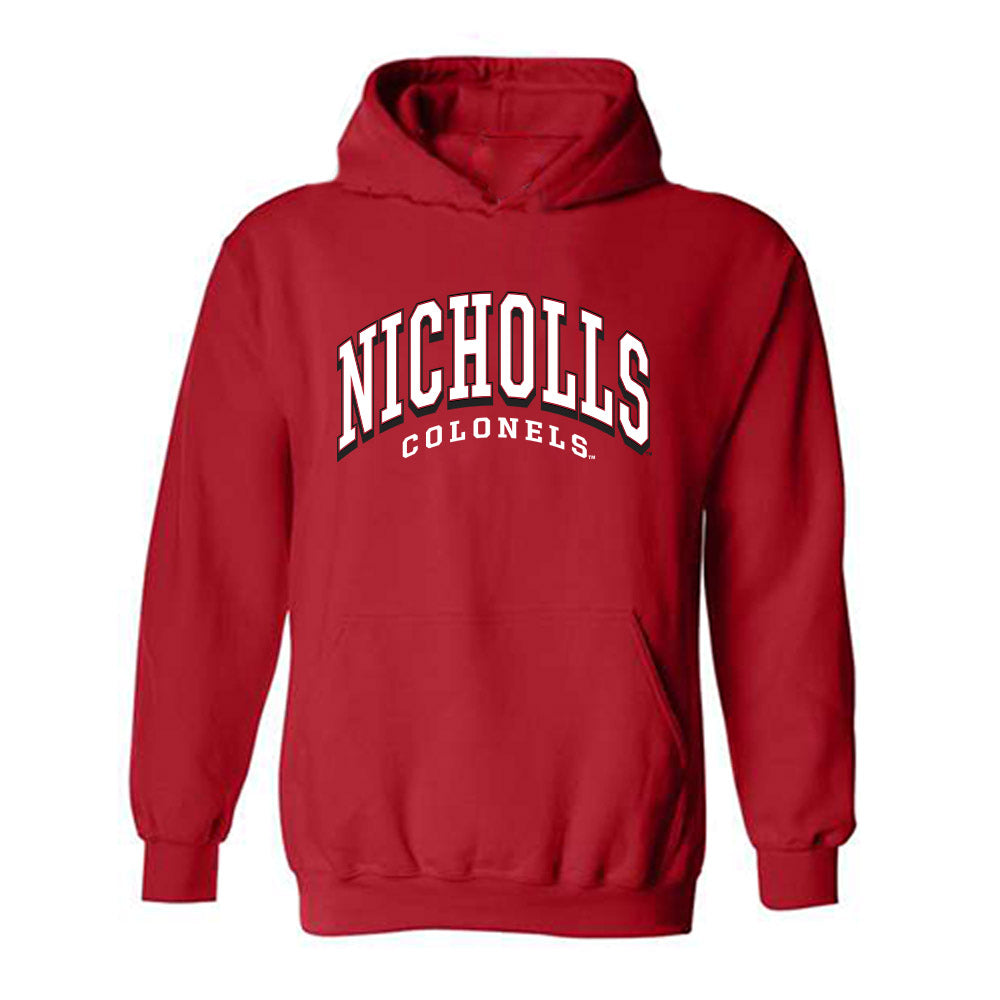 Nicholls State - NCAA Women's Track & Field : Gracie Baker - Classic Fashion Shersey Hooded Sweatshirt-0