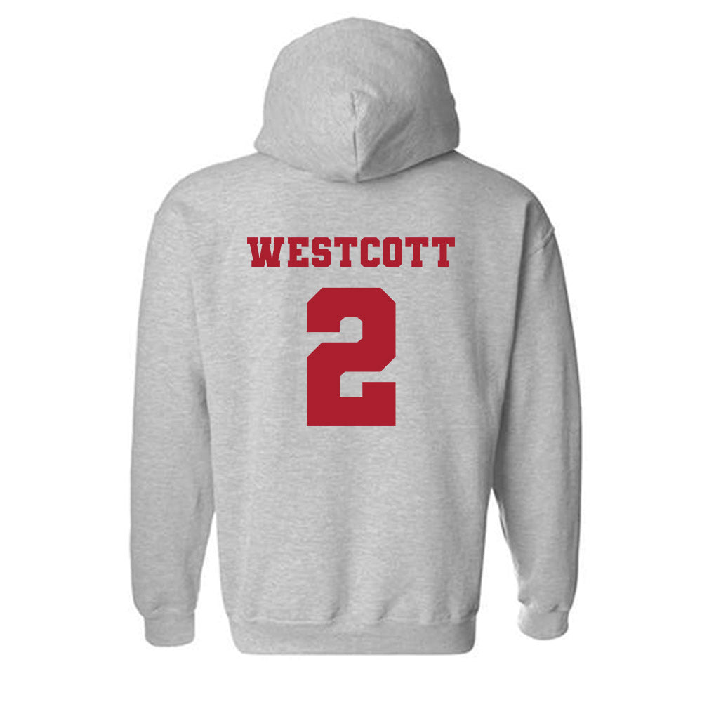 Nicholls State - NCAA Baseball : Christian Westcott - Classic Fashion Shersey Hooded Sweatshirt-1