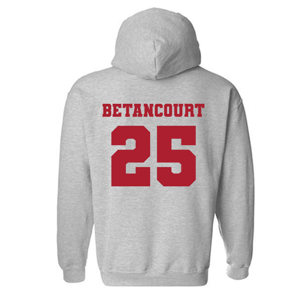 Nicholls State - NCAA Men's Basketball : Domanic Betancourt - Classic Fashion Shersey Hooded Sweatshirt-1
