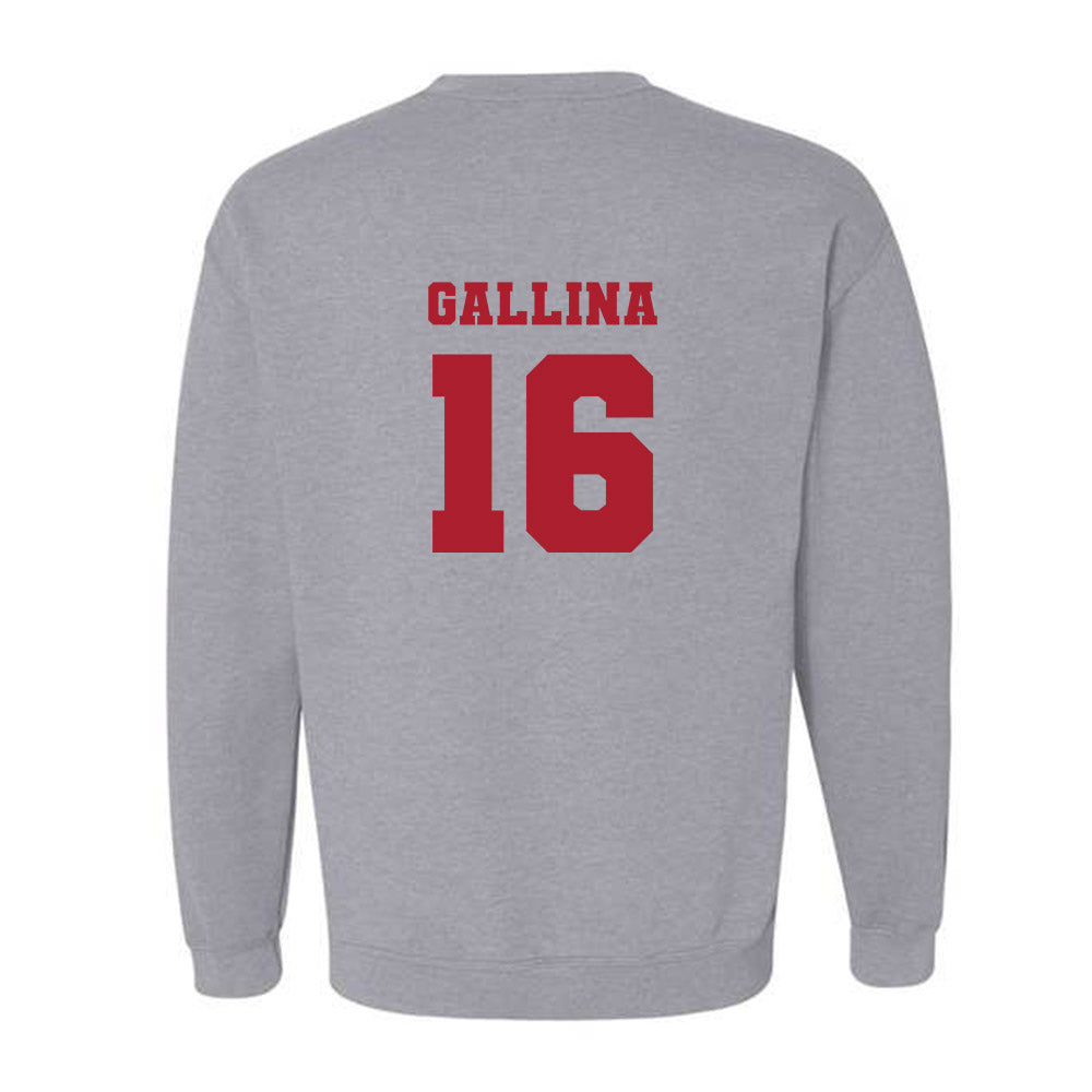 Nicholls State - NCAA Women's Soccer : Mia Gallina - Classic Fashion Shersey Crewneck Sweatshirt-1