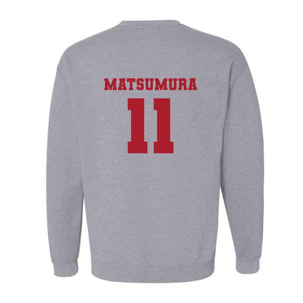Nicholls State - NCAA Men's Tennis : Kotaro Matsumura - Classic Fashion Shersey Crewneck Sweatshirt-1