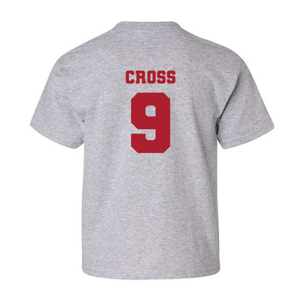 Nicholls State - NCAA Men's Basketball : Zaiden Cross - Classic Fashion Shersey Youth T-Shirt-1