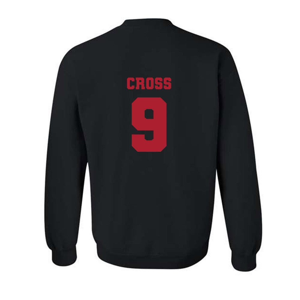 Nicholls State - NCAA Men's Basketball : Zaiden Cross - Classic Fashion Shersey Crewneck Sweatshirt-1