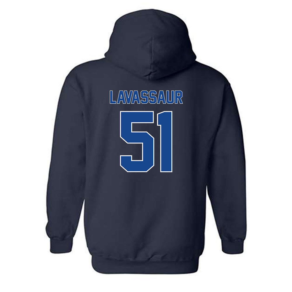 Georgia State - NCAA Football : D'Andre LaVassaur - Classic Fashion Shersey Hooded Sweatshirt-1