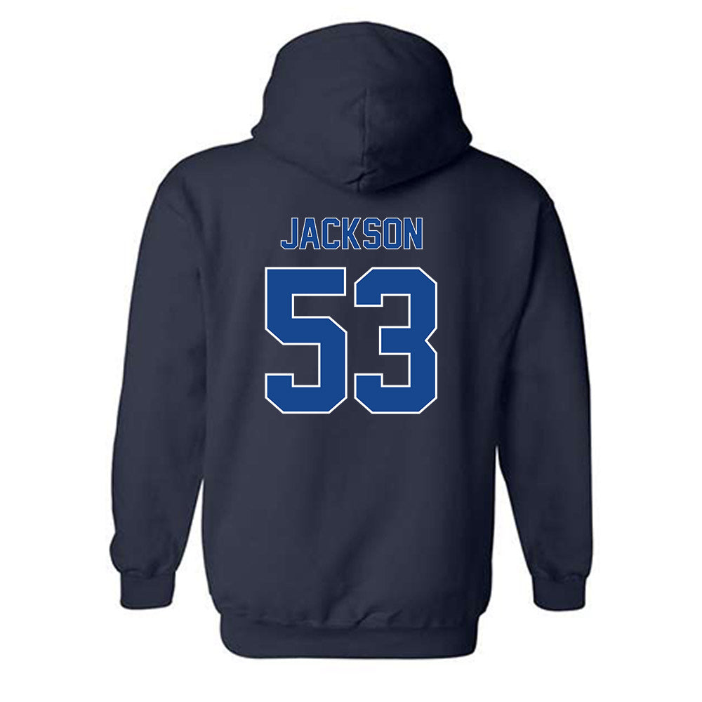 Georgia State - NCAA Football : Malik Jackson - Classic Fashion Shersey Hooded Sweatshirt-1