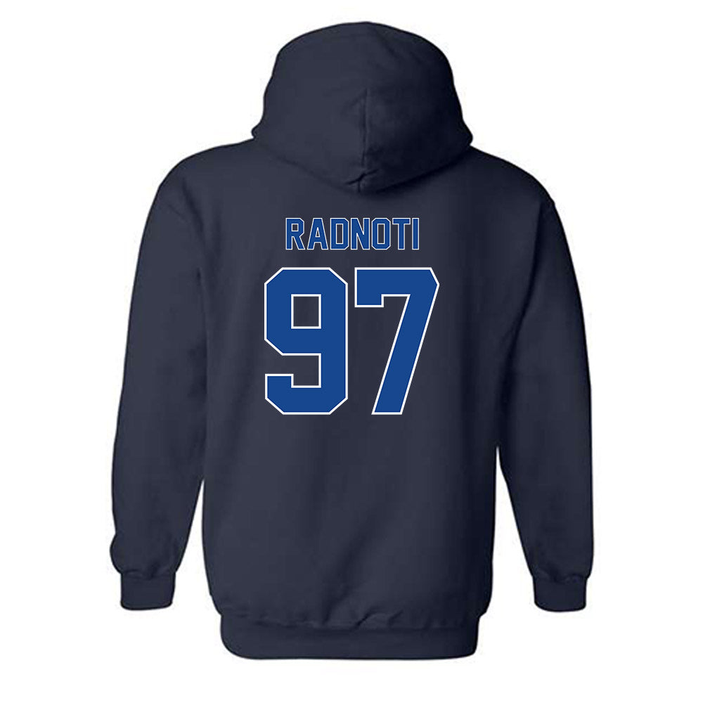 Georgia State - NCAA Football : Spencer Radnoti - Classic Fashion Shersey Hooded Sweatshirt
