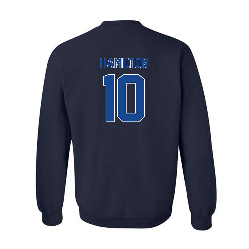 Georgia State - NCAA Men's Basketball : Jelani Hamilton - Classic Fashion Shersey Crewneck Sweatshirt-1
