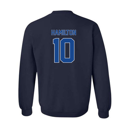Georgia State - NCAA Men's Basketball : Jelani Hamilton - Classic Fashion Shersey Crewneck Sweatshirt-1