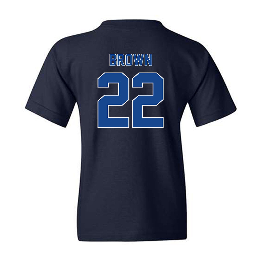 Georgia State - NCAA Men's Basketball : Malachi Brown - Classic Fashion Shersey Youth T-Shirt-1