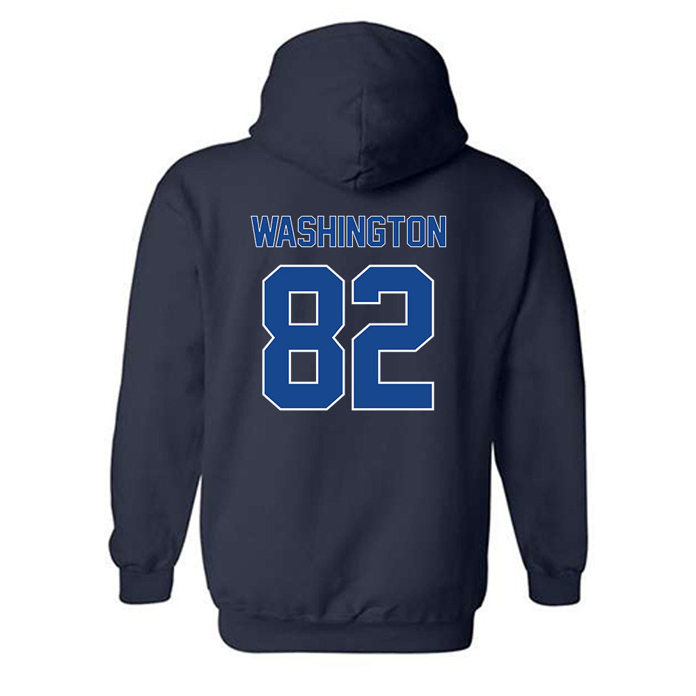 Georgia State - NCAA Football : Kyle Washington - Classic Fashion Shersey Hooded Sweatshirt-1