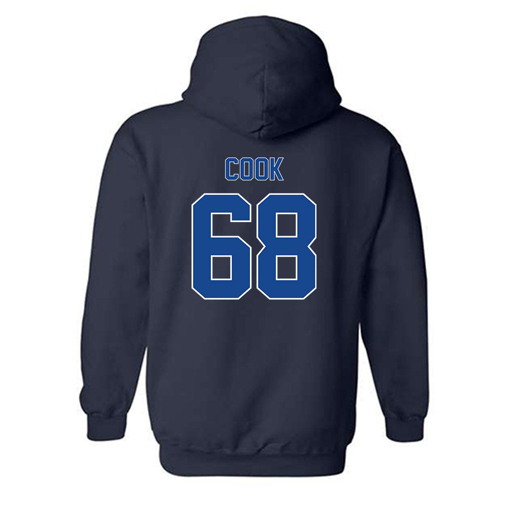 Georgia State - NCAA Football : Mason Cook - Classic Fashion Shersey Hooded Sweatshirt