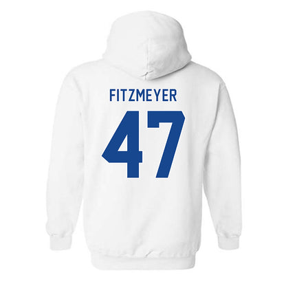 Georgia State - NCAA Football : Michael Fitzmeyer - Classic Fashion Shersey Hooded Sweatshirt-1