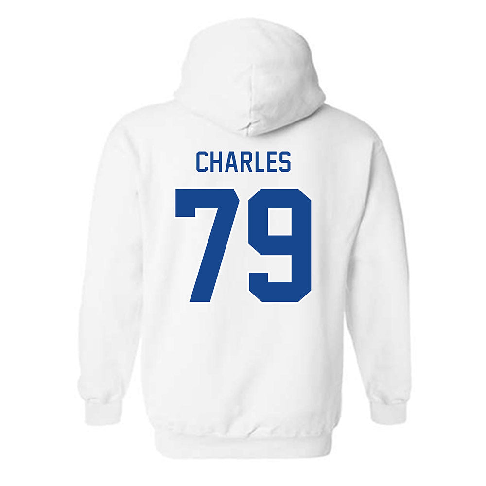 Georgia State - NCAA Football : Ethan Charles - Classic Fashion Shersey Hooded Sweatshirt-1
