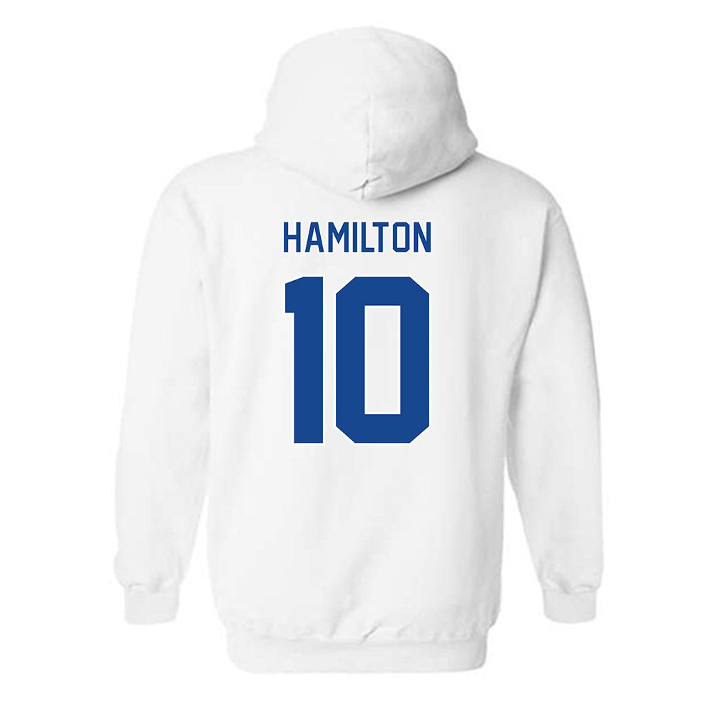 Georgia State - NCAA Men's Basketball : Jelani Hamilton - Classic Fashion Shersey Hooded Sweatshirt-1