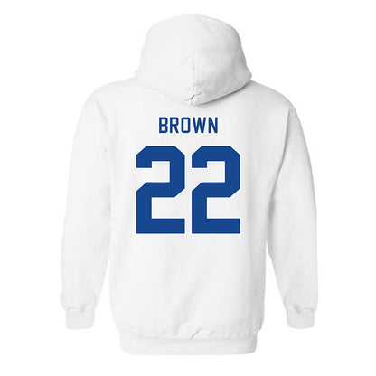 Georgia State - NCAA Men's Basketball : Malachi Brown - Classic Fashion Shersey Hooded Sweatshirt-1