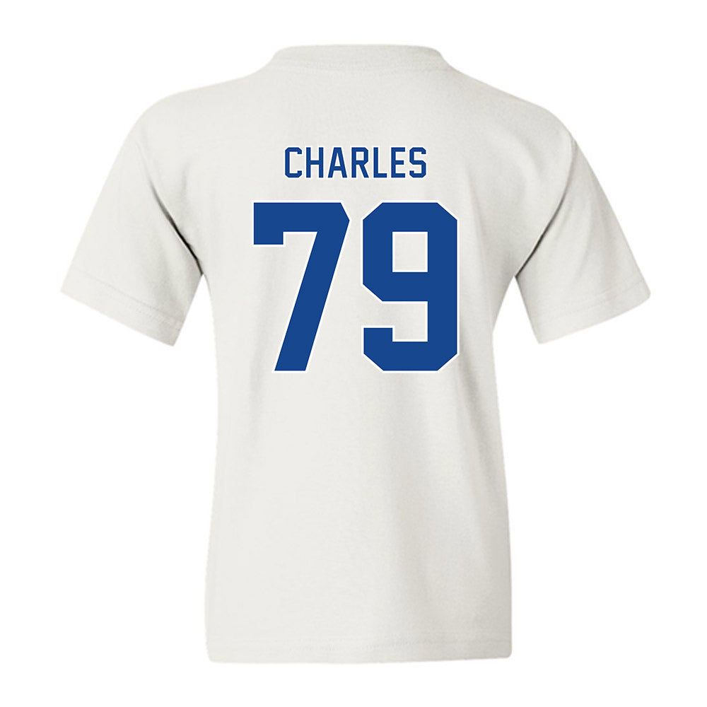 Georgia State - NCAA Football : Ethan Charles - Classic Fashion Shersey Youth T-Shirt-1