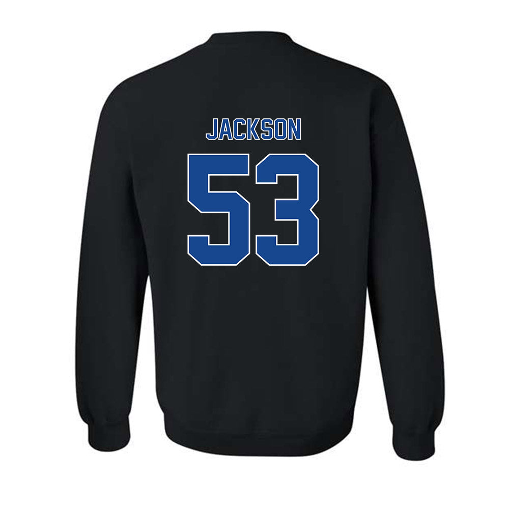 Georgia State - NCAA Football : Malik Jackson - Classic Fashion Shersey Crewneck Sweatshirt-1