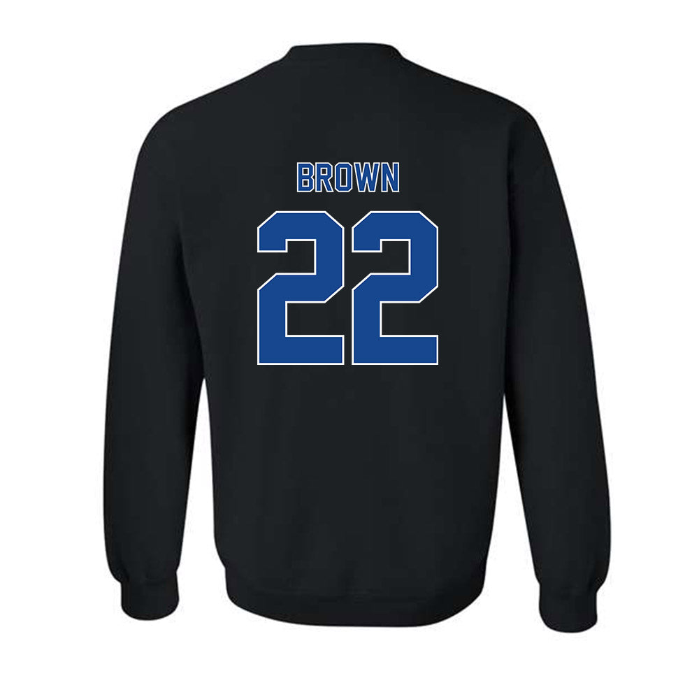 Georgia State - NCAA Men's Basketball : Malachi Brown - Classic Fashion Shersey Crewneck Sweatshirt-1