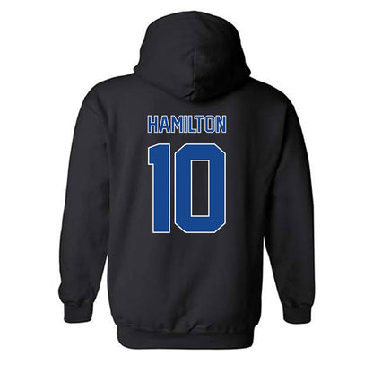 Georgia State - NCAA Men's Basketball : Jelani Hamilton - Classic Fashion Shersey Hooded Sweatshirt-1