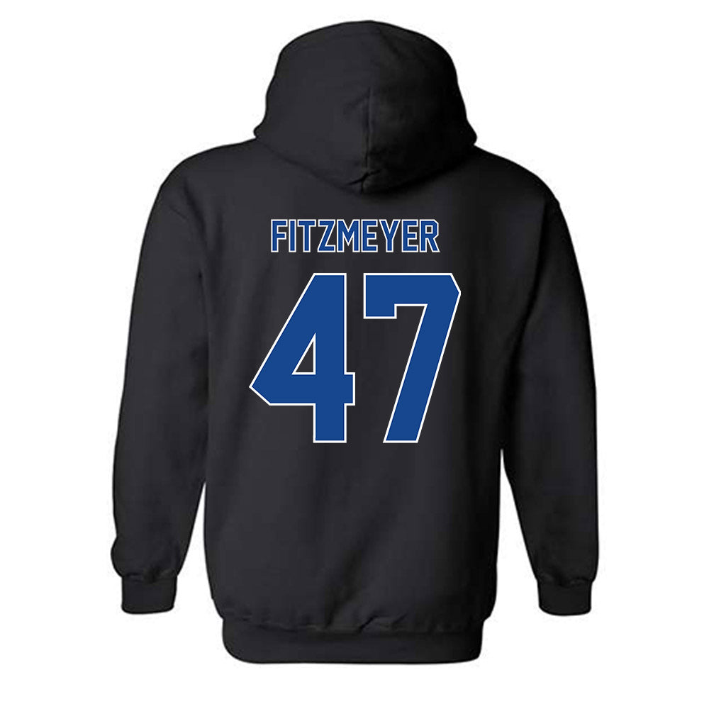 Georgia State - NCAA Football : Michael Fitzmeyer - Classic Fashion Shersey Hooded Sweatshirt-1