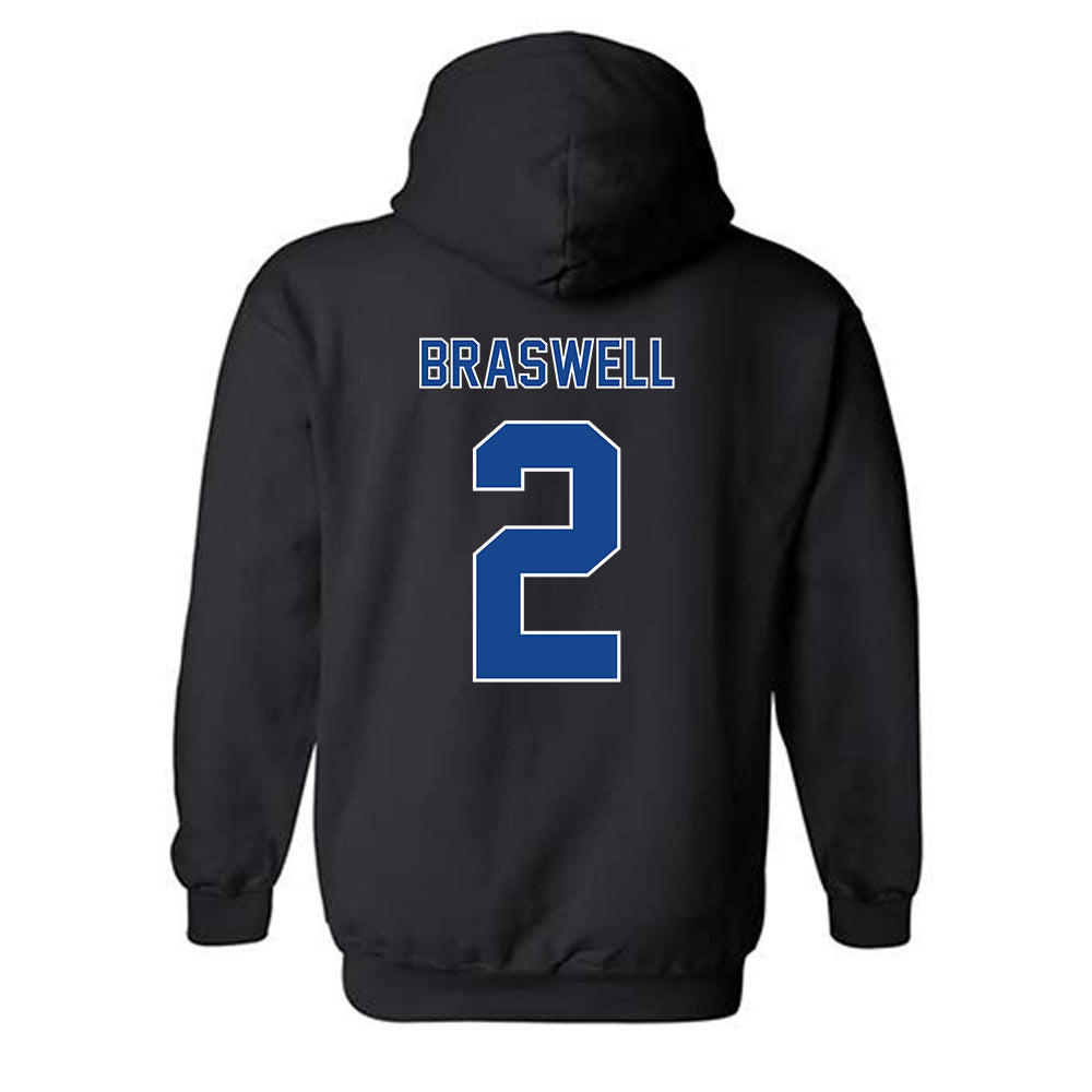Georgia State - NCAA Football : Djay Braswell - Classic Fashion Shersey Hooded Sweatshirt-1
