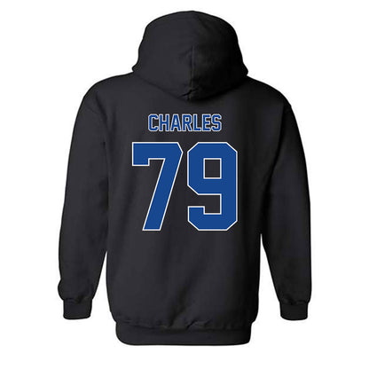 Georgia State - NCAA Football : Ethan Charles - Classic Fashion Shersey Hooded Sweatshirt-1